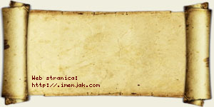 Jelena Pejaković vizit kartica